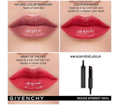 givenchy black magic lipgloss|givenchy rouge interdit lipstick.